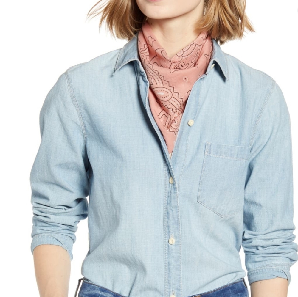 🚫SOLD🚫Madewell Edge Detail Bandana - Picture 3 of 6